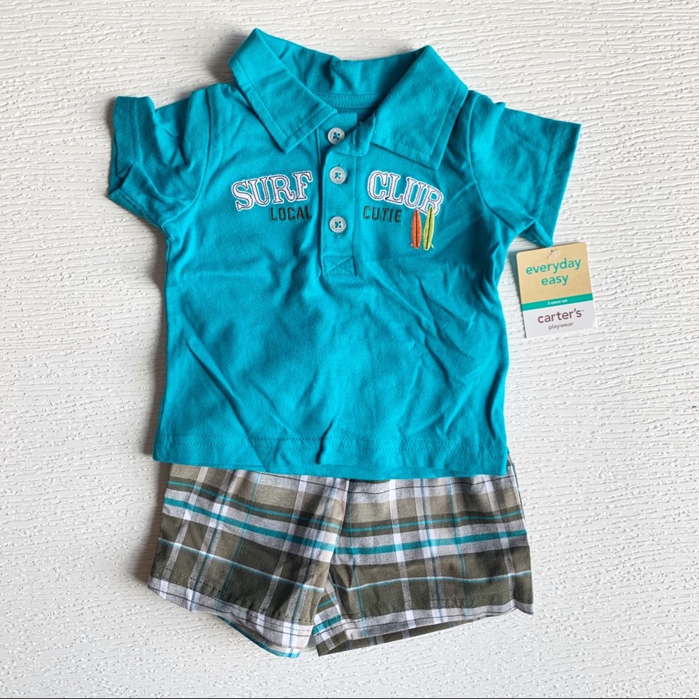 NWT Carter’s Infant 2-Piece Outfit | Surf Club 3M